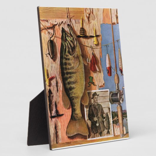 Vist stille levens door John Atherton Fotoplaat (Zijkant)