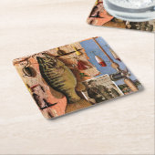 Vist stille levens door John Atherton Kartonnen Onderzetters (Schuin)