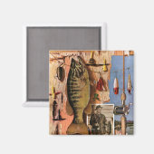 Vist stille levens door John Atherton Magneet (Voorkant / Achterkant)