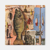 Vist stille levens door John Atherton Magneet (Voorkant)