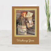 Vist stilstaande Vaderdag Kaart (Voorkant)