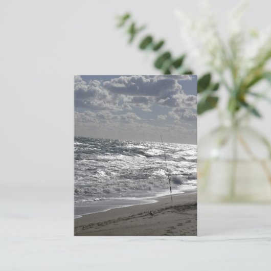 Vist stranden en dromen briefkaart (Staand voorkant)