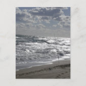 Vist stranden en dromen briefkaart (Voorkant)