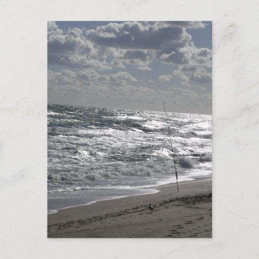 Vist stranden en dromen briefkaart (Voorkant)