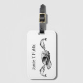 Vist Tackle Bag en Visitekaartje Bagagelabel (Voorkant (verticaal))