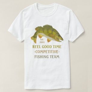 Vist Team Tournament Custom Angler Bass Fish T-shirt