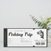 Vist Trip Cicket Voucher Certificate Kaart (Staand voorkant)