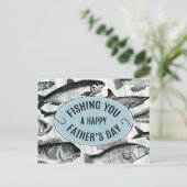 Vist u een gelukkig Briefkaart (Staand voorkant)