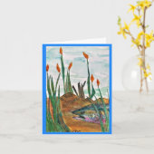 Vist u een gelukkige verjaardag kaart (Gele Bloem)