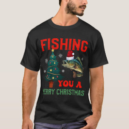 Vist u een vrolijk kerstfeest t-shirt