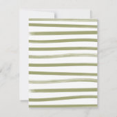 Vist Uitnodiging tot sluiting Baby shower (Achterkant)