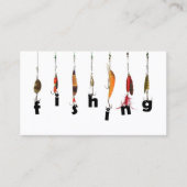 Vist Uitrusting Eenvoudig Wit Visitekaartje (Voorkant)