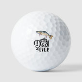 Vist vader beste vader ooit golfballen (Voorkant)