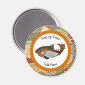 Vist vertelde hier magneet (Voorkant / Achterkant)