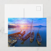 Vist Village Sunrise Thailand Briefkaart (Voorkant / Achterkant)