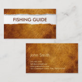 Vist Vintage papier met rimpeling Visitekaartje (Voorkant / Achterkant)