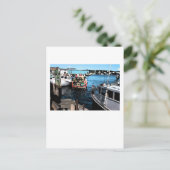 Vist vlekken briefkaart (Staand voorkant)