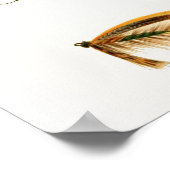 Vist vliegen #3 poster (Hoek)