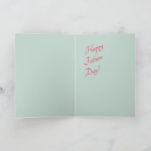 Vist vliegen - Happy Fathers Day Kaart (Binnen)