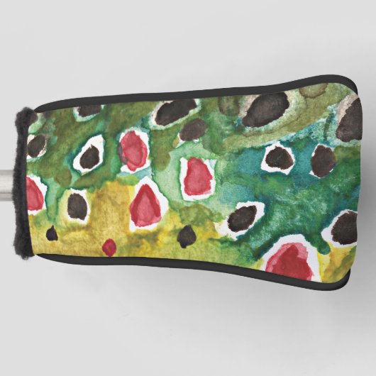 Vist voor Brown Trout Golfheadcover (Voorkant)