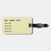 Vist voor Drie Vetforel Bagagelabel (Achterkant horizontaal)