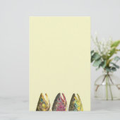 Vist voor Drie Vetforel Briefpapier (Staand voorkant)