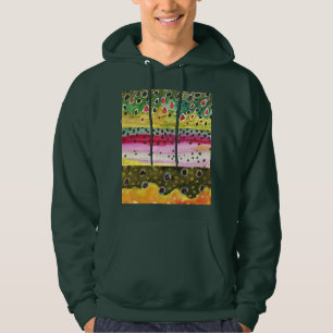 Vist voor forel hoodie