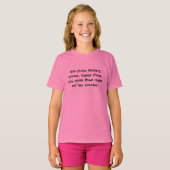 Vist voor Gals T-shirt (Voorkant volledig)