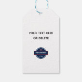 Vist voor uw verwijzingen bedrijf cadeaulabel (Achterkant)