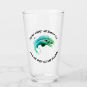 Vist: Waar de grootste... - Vissen Beer Glas (Voorkant)