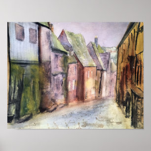 VIST WATERVERF VILLAGE POSTER