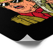 Vist weer geweldig Trump Funny Fisherman Angler G Poster (Hoek)