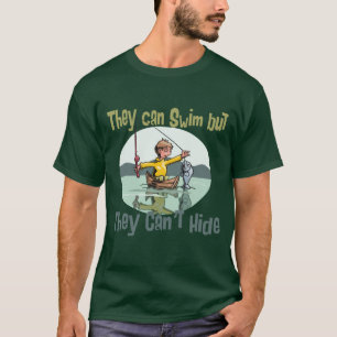 Vist Wiskunde maar kan zich niet verbergen T-shirt