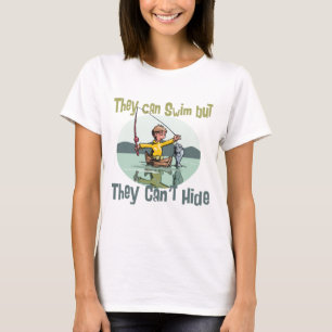 Vist Wiskunde maar kan zich niet verbergen T-shirt