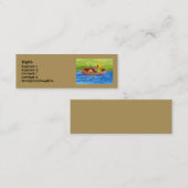 Vist WIth Dad Profile Card Contactkaartje (Voorkant / Achterkant)