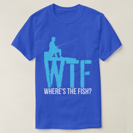 Vist WTF waar de vis T-shirt (Design voorkant)