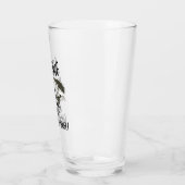 Vist zin voor mij en zijn grappige citaat glas (Links)