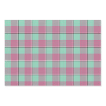 Vista Blauwe en Turkse Roze Geruite Groen Roze