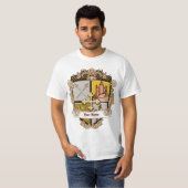 Vista Cross Shield Achternaam T-shirt (Voorkant volledig)