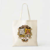 Vista Cross Shield Achternaam Tote Bag (Voorkant)