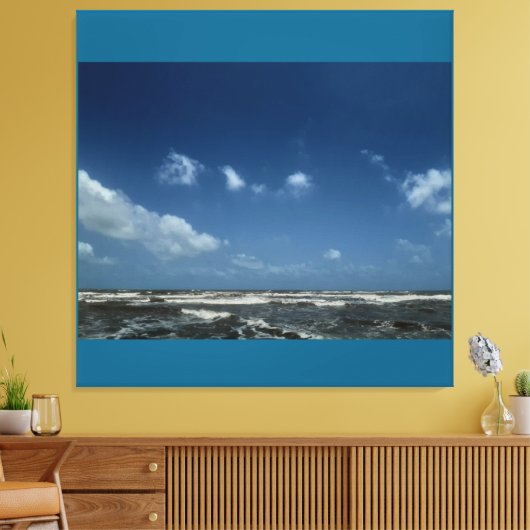 Vista de playa canvas afdruk (Insitu (Woonkamer))