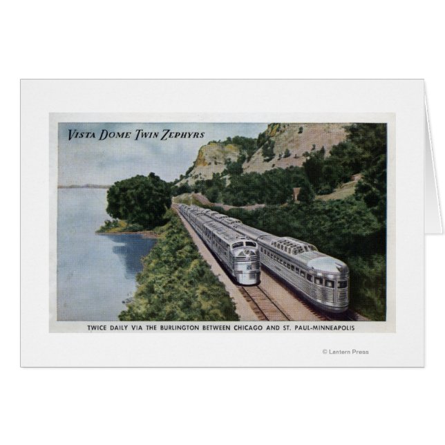 Vista Dome Twin Zephers Railroad (Voorkant Horizontaal)