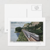 Vista Dome Twin Zephers Railroad Briefkaart (Voorkant / Achterkant)