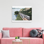 Vista Dome Twin Zephers Railroad Canvas Afdruk (Insitu (Woonkamer))
