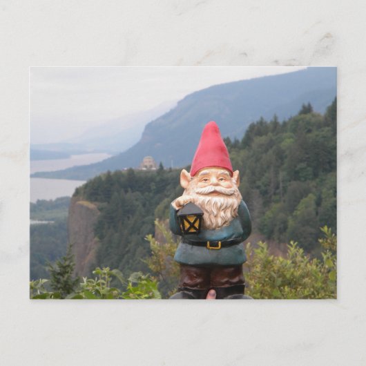 Vista Gnome Briefkaart (Voorkant)