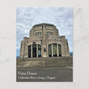 Vista House, Columbia River Gorge, Oregon Briefkaa Briefkaart
