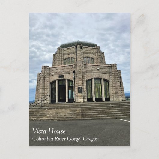 Vista House, Columbia River Gorge, Oregon Briefkaa Briefkaart (Voorkant)