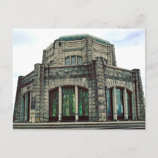 Vista House, Columbia River Gorge, Oregon Briefkaart (Voorkant)