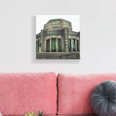 Vista House, Columbia River Gorge, Oregon Canvas Afdruk (Insitu (Woonkamer))