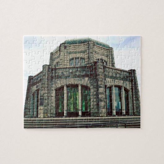 Vista House, Columbia River Gorge, Oregon Legpuzzel (Horizontaal)